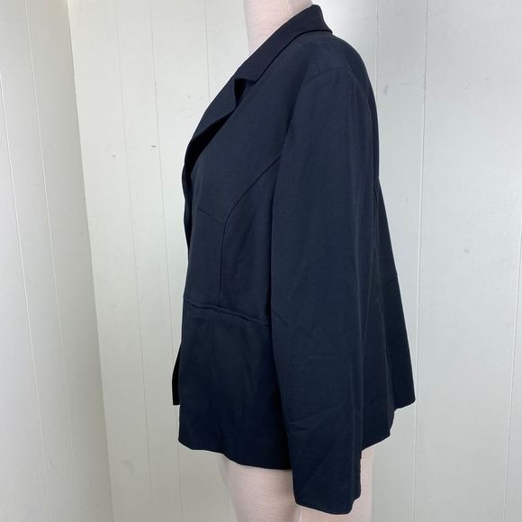 NWT Charter Club Black Blazer 24W MSRP $59.98 - Picture 4 of 5